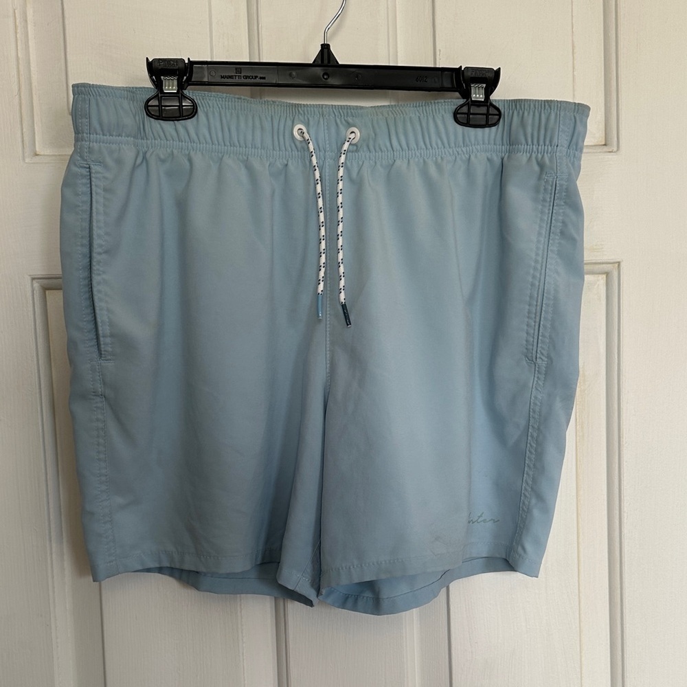 Men’s Hollister light blue swimming trunks size large